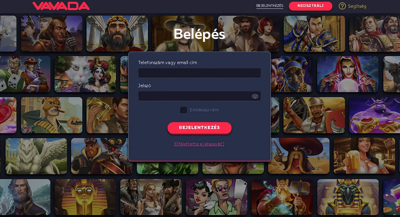 Vavada Casino login – bejelentkezés a felhasználói fiókba